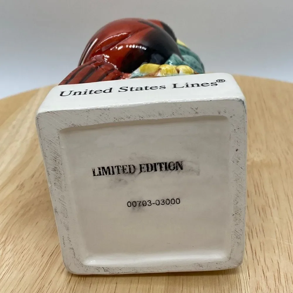 United States Line Rare Limited Edition Tiki Hawaiian Honeycreeper Parrotheads